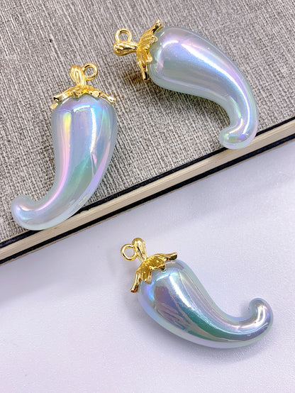 New star mermaid vegetable series pepper hanging accessories diy necklace hanging 3 pieces