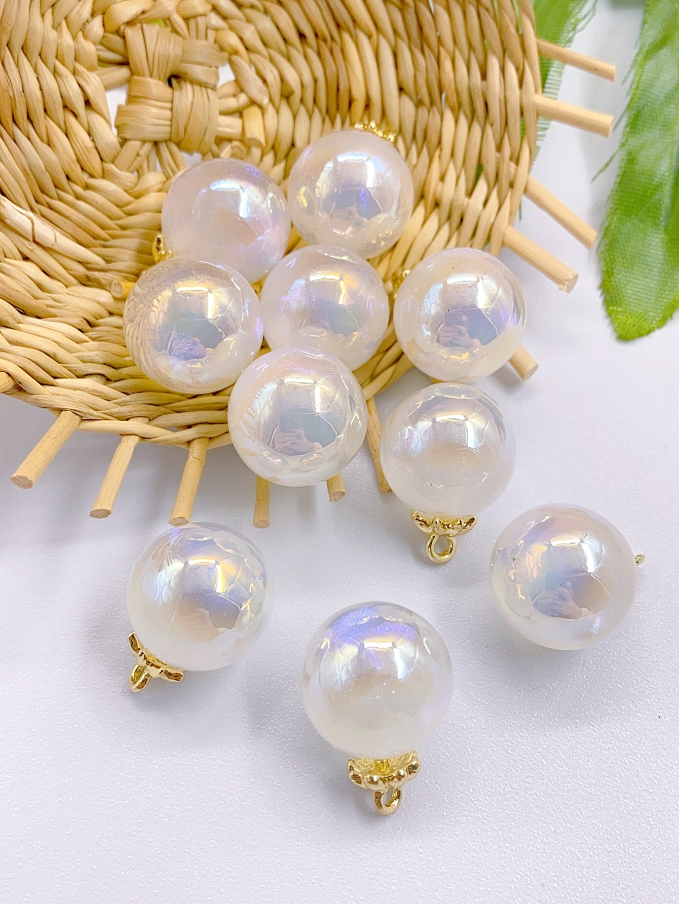 abs high-end mermaid star color series round bead jewelry clothing diy accessories material pearls 10