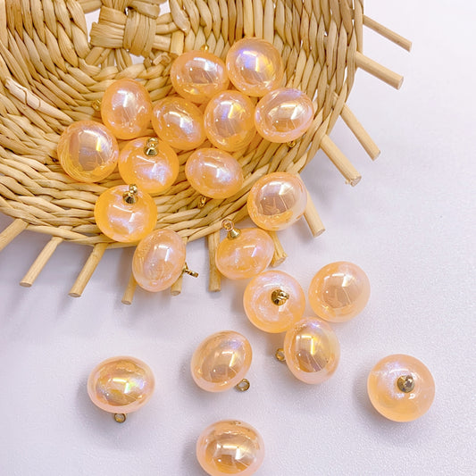 abs imitation pearl high-end mermaid star color stuffed bun type diy accessories hanging 20 pieces