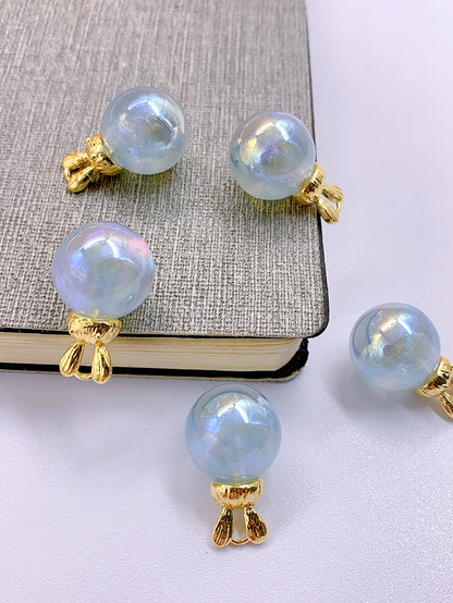 Fashion abs imitation pearl high-grade round bead hanging rabbit style diy cute personality accessories