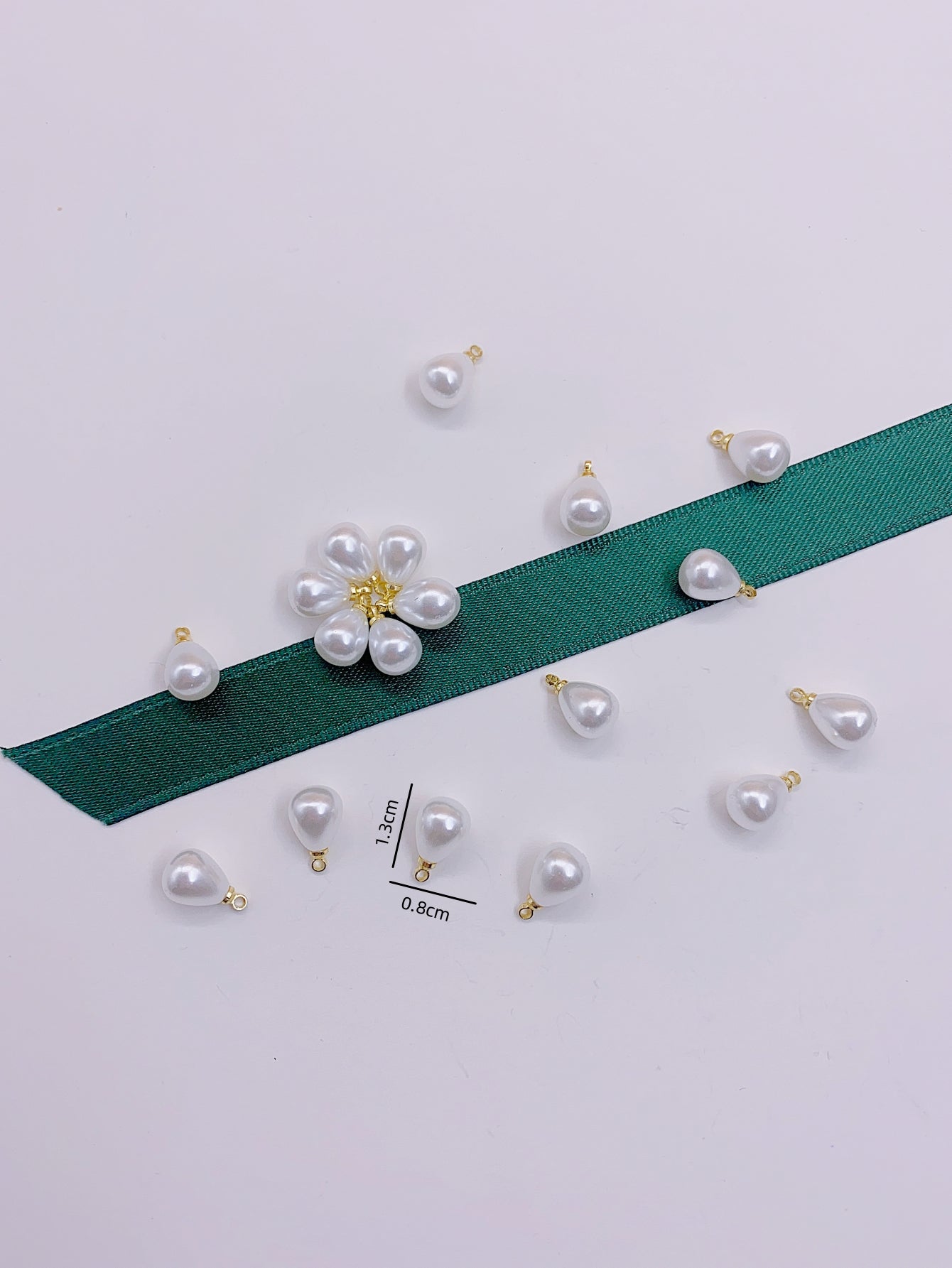 New high quality ABS high brightness Water drop Pearl Pendant diy accessories accessories