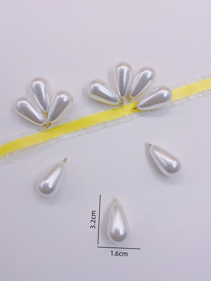 New high quality ABS high brightness Water drop Pearl Pendant diy accessories accessories