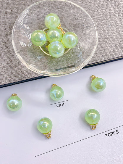 High-end abs Mermaid Star color series beads pendant 10