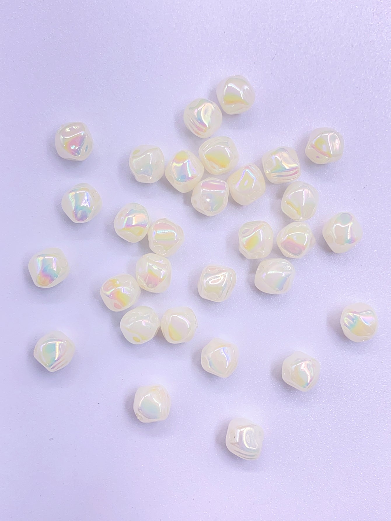 abs Bright Color profiled Straight Hole Pearl jewelry diy accessory beads